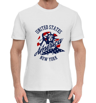 Хлопковая футболка для мальчиков США