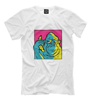 Мужская футболка Горилла с телефоном бананом