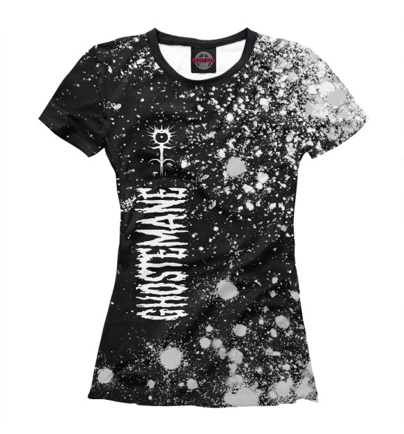 Женская футболка с изображением Гостмейн цвета Белый