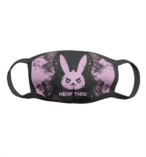 Маска тканевая с изображением Overwatch цвета Белый