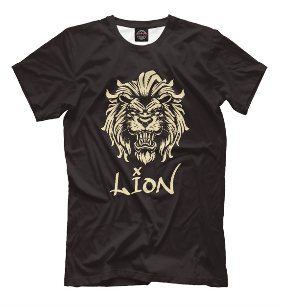 Футболка для мальчиков с изображением Lion#2 цвета Белый