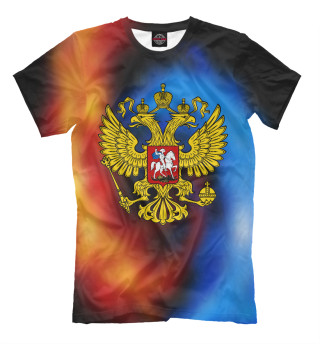 Мужская футболка Россия | Огонь и вода