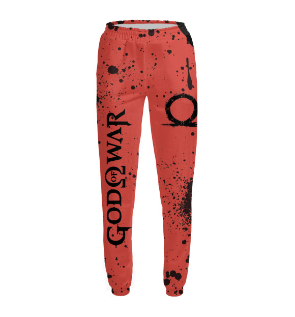 Женские спортивные штаны с изображением God of War цвета Белый