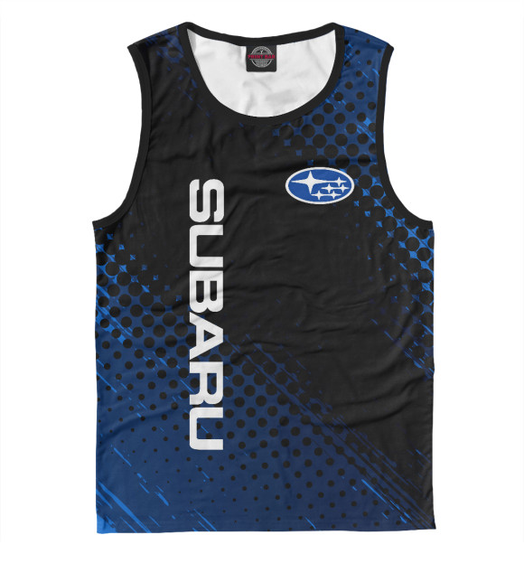 Майка для мальчика с изображением Subaru | Субару | Авто цвета Белый