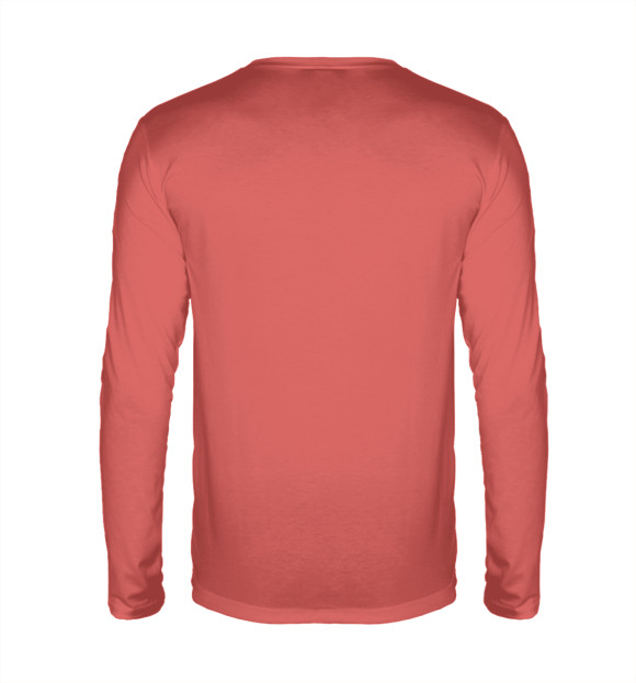 Мужской лонгслив с изображением Ретро стюардесса цвета Белый