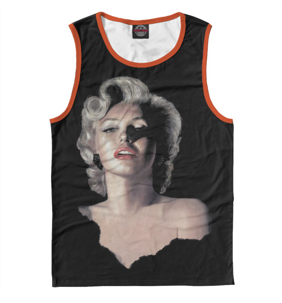 Майка для мальчика с изображением Luscious Marilyn цвета Белый