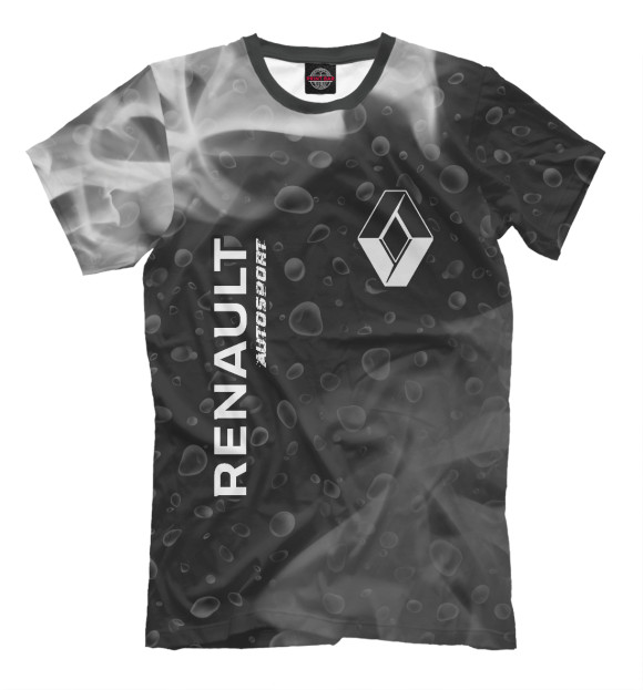 Мужская футболка с изображением Renault | Autosport цвета Белый