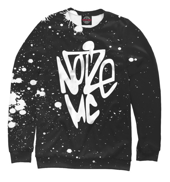 Свитшот для мальчиков с изображением Noize MC цвета Белый