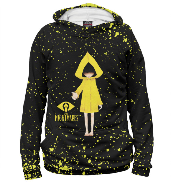 Женское худи с изображением Little Nightmares Sixth цвета Белый