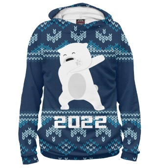 Худи для девочки Белый Медведь 2022