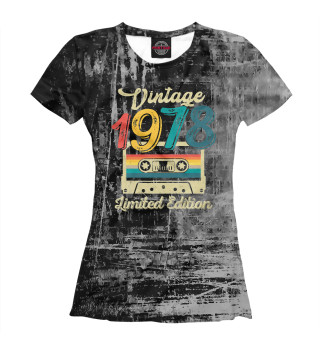 Женская футболка Vintage 1978 Limited Editio
