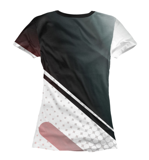 Женская футболка с изображением AC Milan / Милан цвета Белый