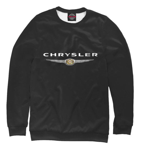 Женский свитшот с изображением Chrysler цвета Белый
