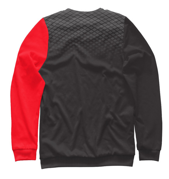 Мужской свитшот с изображением AMG цвета Белый