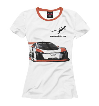 Женская футболка Audi quattro