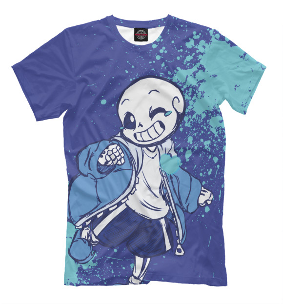 Футболка для мальчиков с изображением Undertale Sans цвета Белый