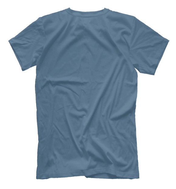 Мужская футболка с изображением Catch the wave цвета Белый