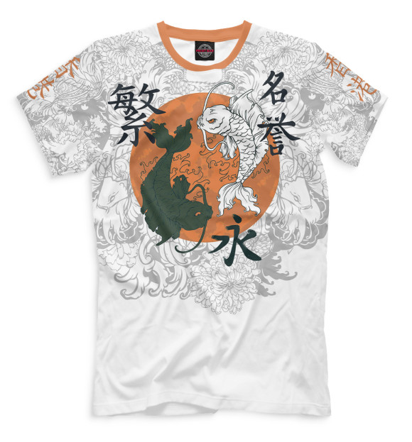 Футболка для мальчиков с изображением Япония цвета Белый