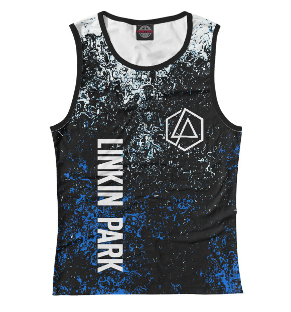 Майка для девочки с изображением Linkin Park | Линкин Парк цвета Белый