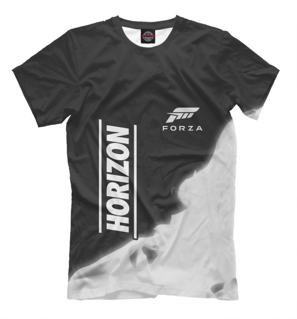 Мужская футболка с изображением Forza Horizon цвета Белый