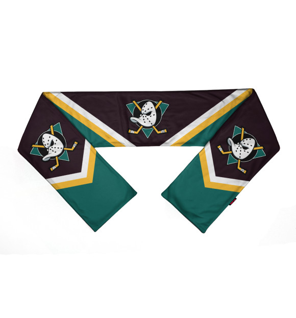 Шарф с изображением Anaheim Ducks цвета Белый