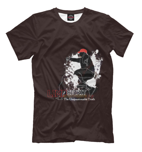 Футболка для мальчиков с изображением Limp Bizkit цвета Белый