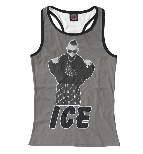 Женская майка-борцовка с изображением Morgenshtern цвета Белый