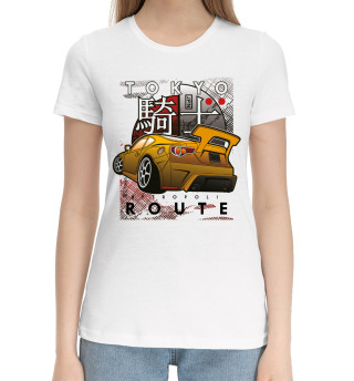Хлопковая футболка для девочек Япония