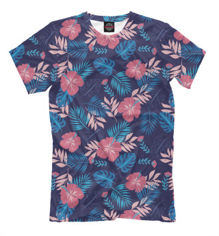 Мужская футболка Тропические растения
