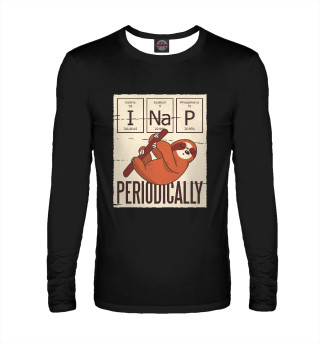 Мужской лонгслив I nap periodically