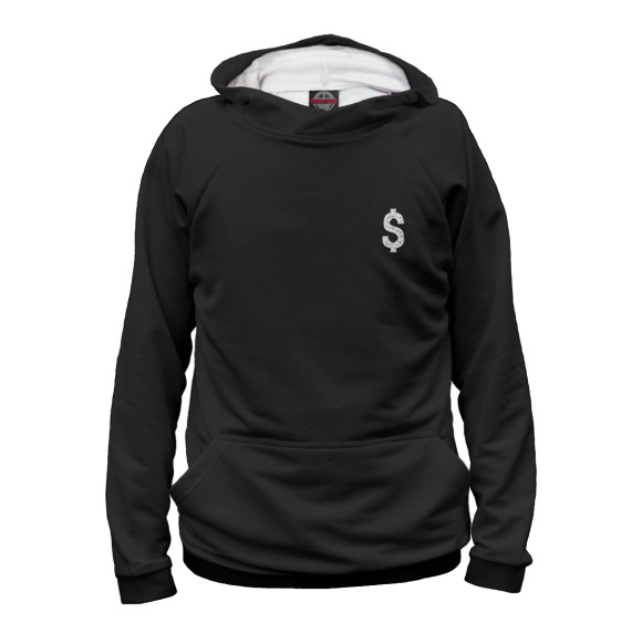 Мужское худи с изображением Plan: tuda suda tam siam millioner цвета Белый