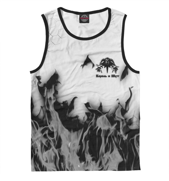 Майка для мальчика с изображением Король и Шут / Огненный цвета Белый