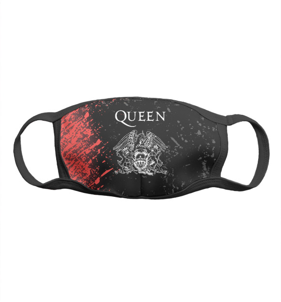 Маска тканевая с изображением Queen цвета Белый