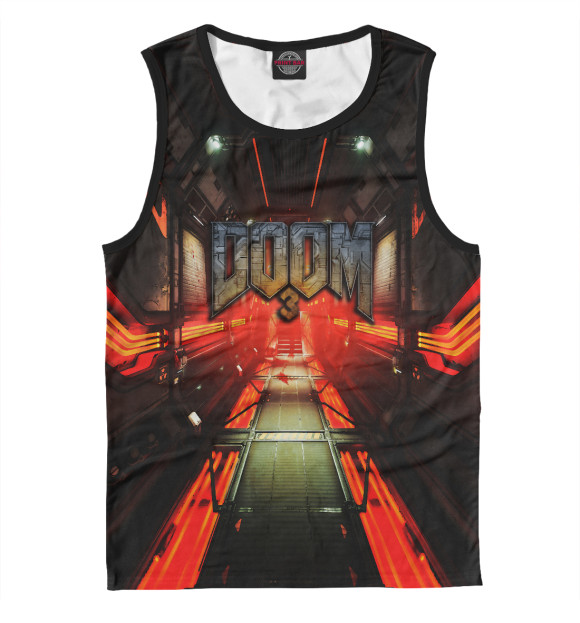 Майка для мальчика с изображением Doom 3 цвета Белый
