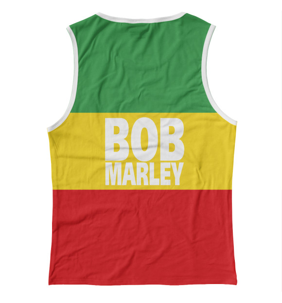 Майка для девочки с изображением Bob Marley цвета Белый