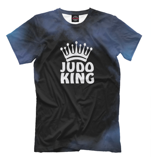 Футболка для мальчиков с изображением Judo King цвета Белый