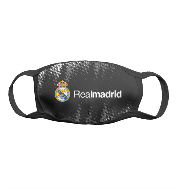 Маска тканевая с изображением Real Madrid цвета Белый