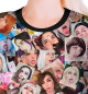 Женская футболка Real 3D Ahegao cosplay