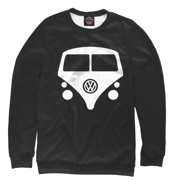 Свитшот для мальчиков с изображением Volkswagen White T1 цвета Белый