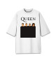 Женская футболка оверсайз Queen