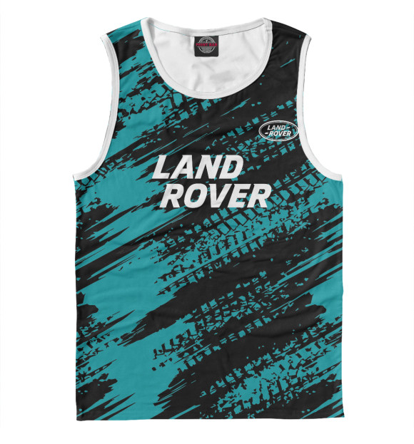 Майка для мальчика с изображением LAND ROVER цвета Белый
