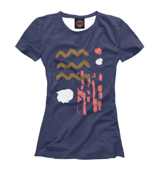 Женская футболка Abstract shapes