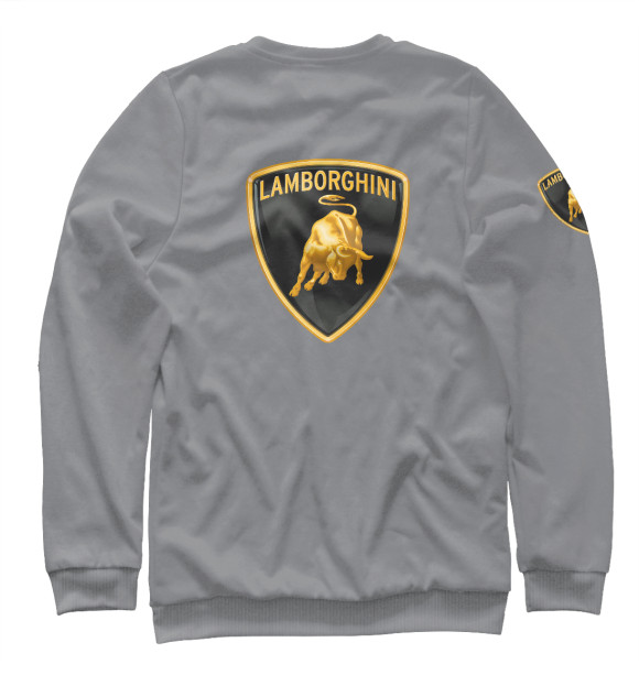 Свитшот для мальчиков с изображением Lamborghini цвета Белый