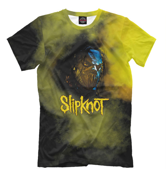 Футболка для мальчиков с изображением Slipknot цвета Белый