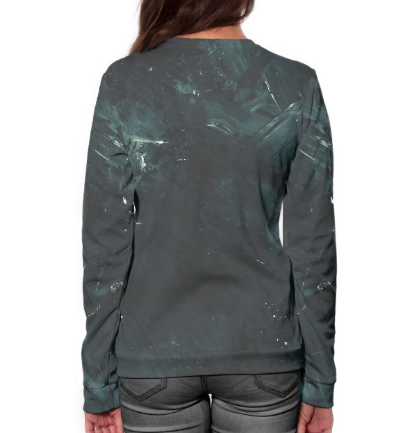 Женский свитшот с изображением Дима Масленников цвета Белый