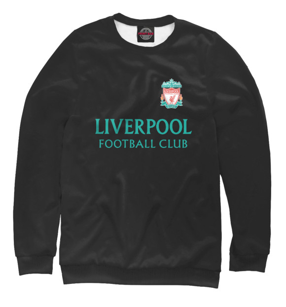Свитшот для мальчиков с изображением Liverpool цвета Белый