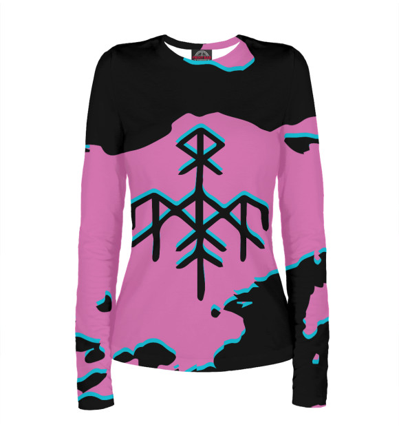 Женский лонгслив с изображением Wardruna цвета Белый