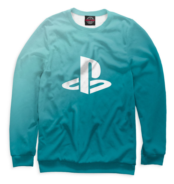 Свитшот для мальчиков с изображением Sony PlayStation цвета Белый