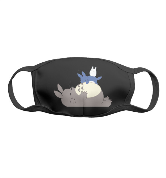 Маска тканевая с изображением Тоторики цвета Белый