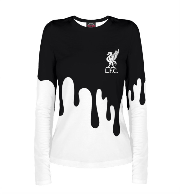 Женский лонгслив с изображением Liverpool F.C. цвета Белый